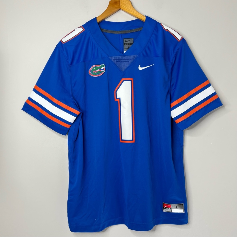 Nike Blue Florida Gators Football Jersey #1